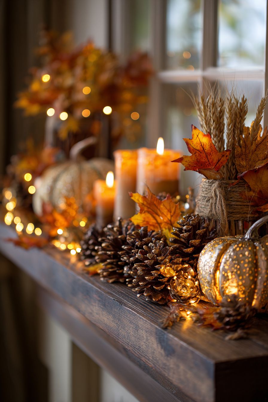 Introduce Natural Elements with Pinecones