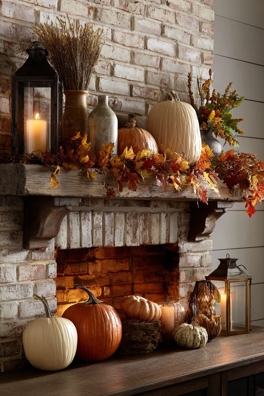 Organize Asymmetrical Mantel Arrangements