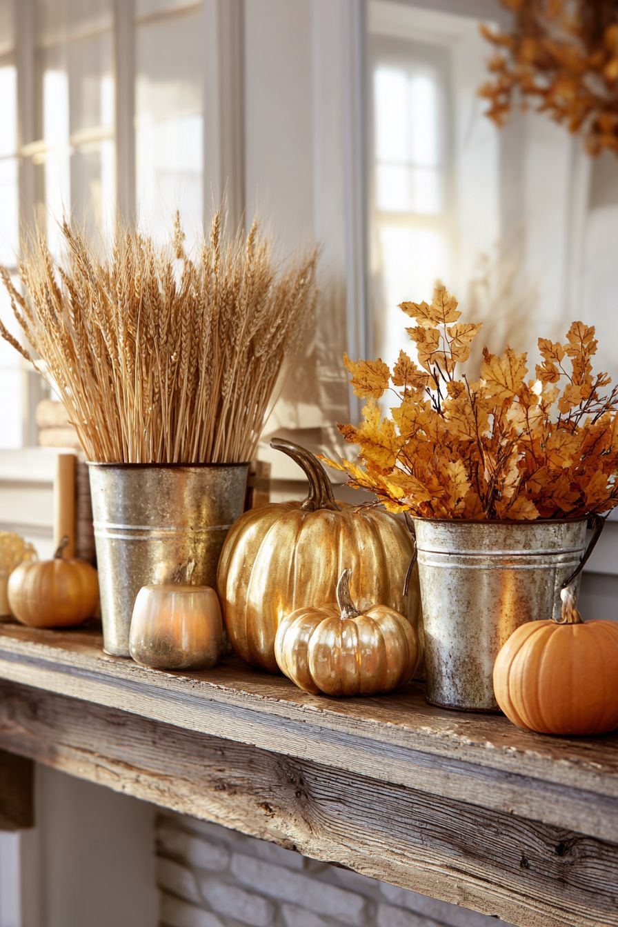 Incorporate Metal Accents with Buckets