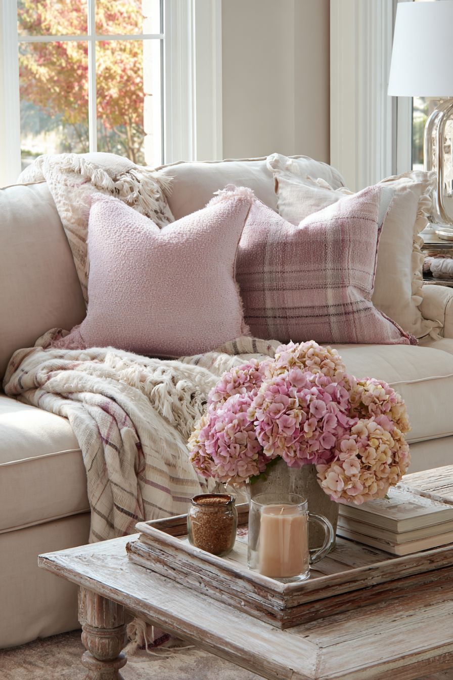 Accessorize with Pink Cushions