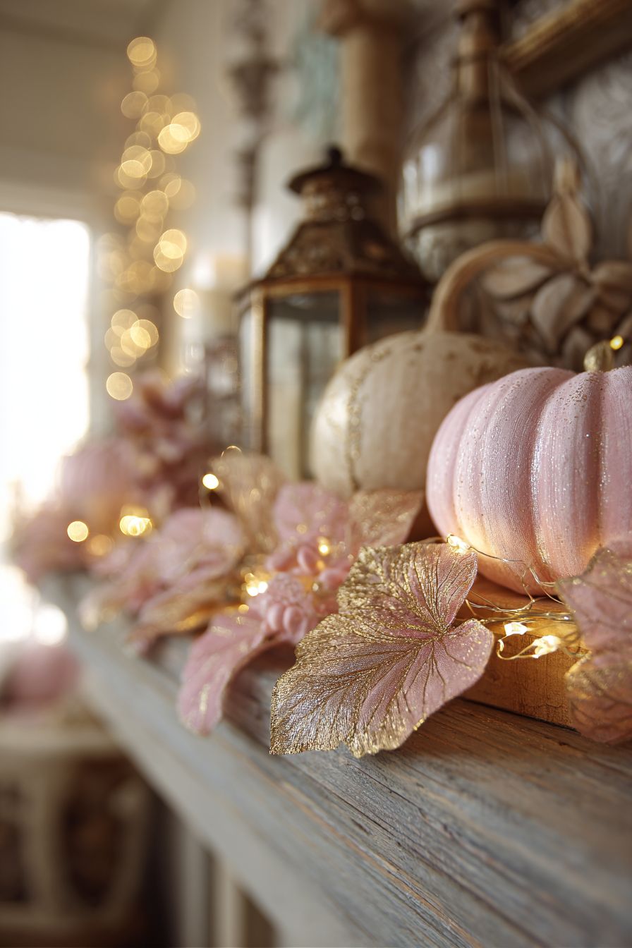 Craft a Pink Leaf Garland