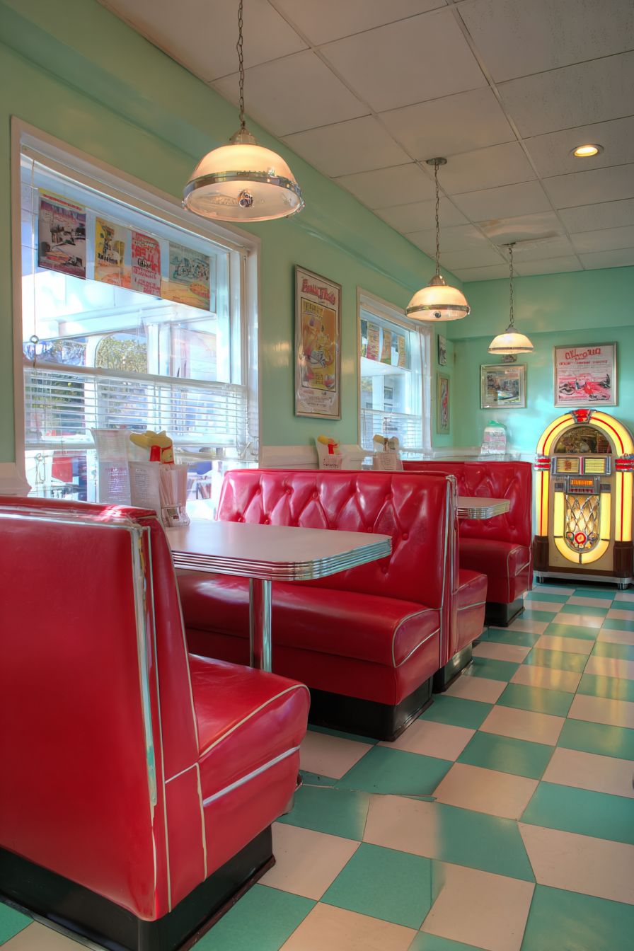 Add Retro Diner Seating