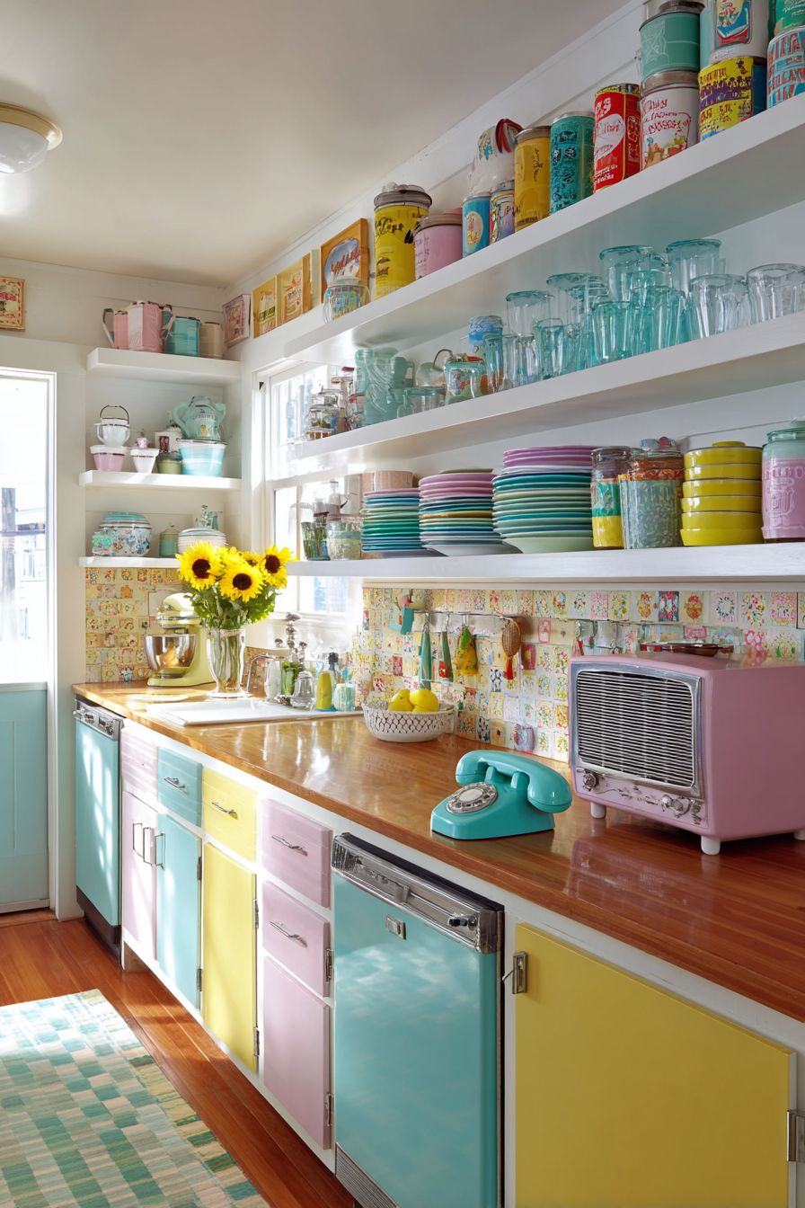 Create Space with Open Shelving
