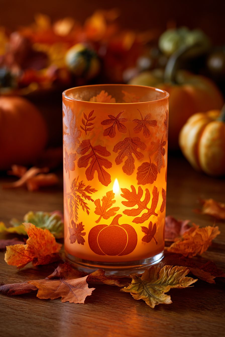Attach Pumpkin Cut-Out Decals