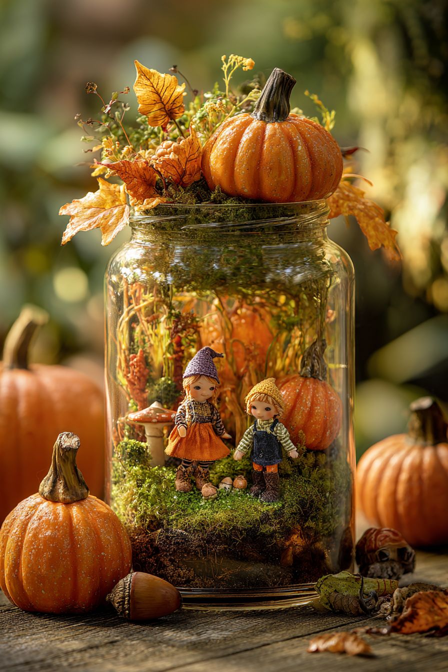 Create Harvest-Themed Fairy Garden