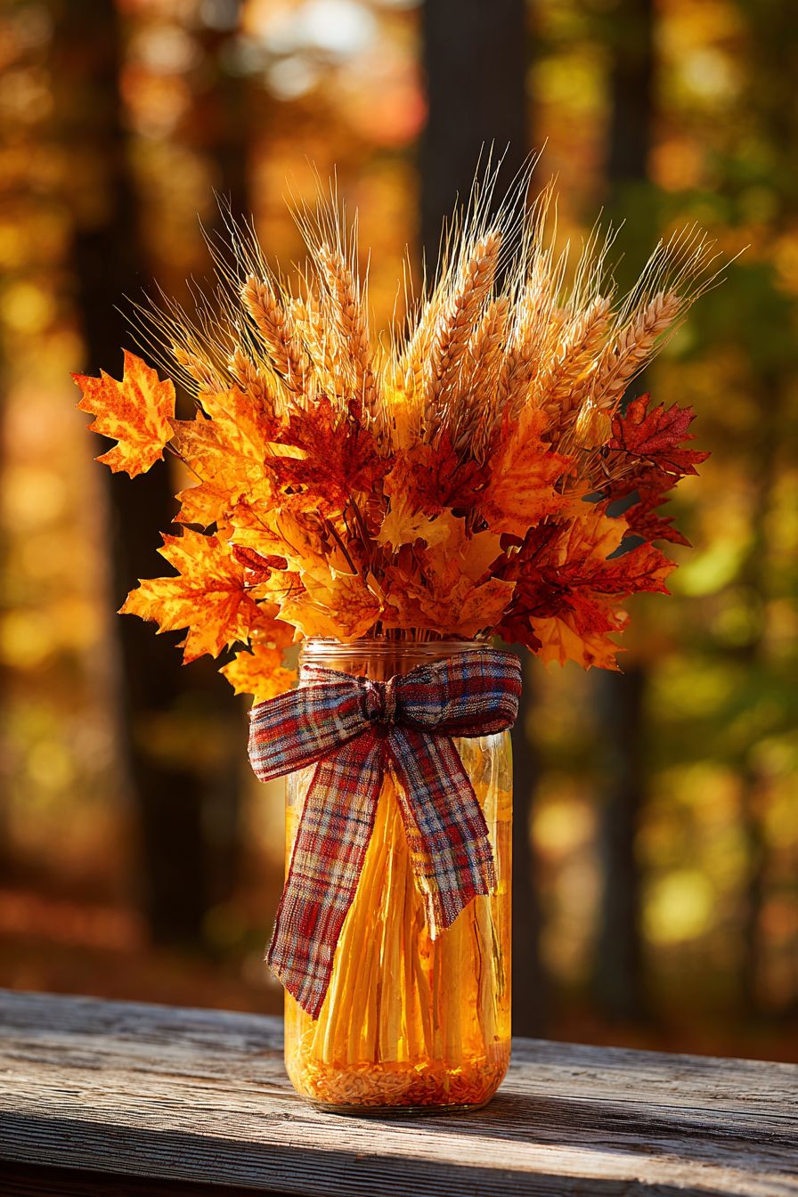 Add a Simple Plaid Ribbon Bow