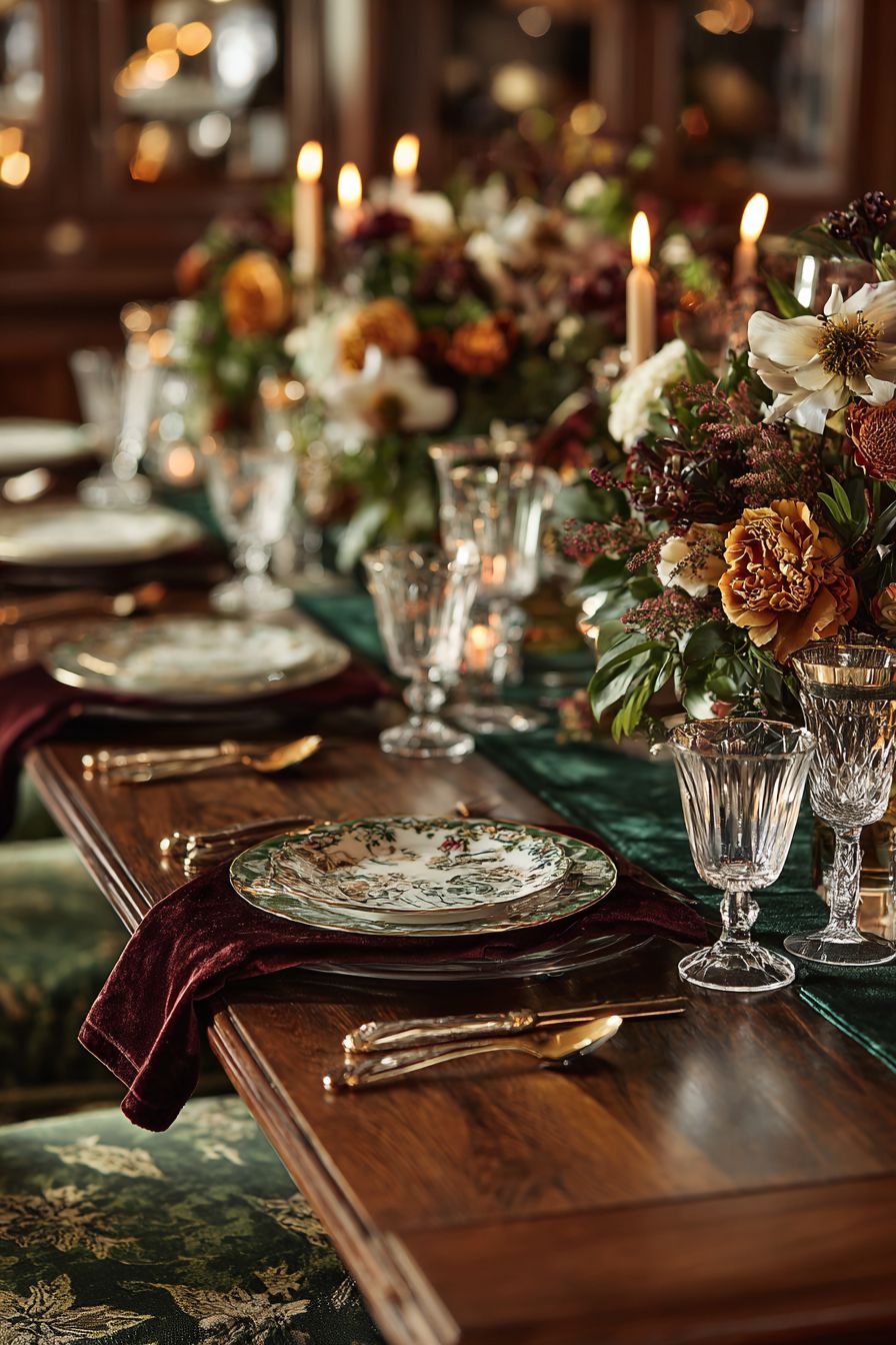 Elevate with Plush Velvet Accents