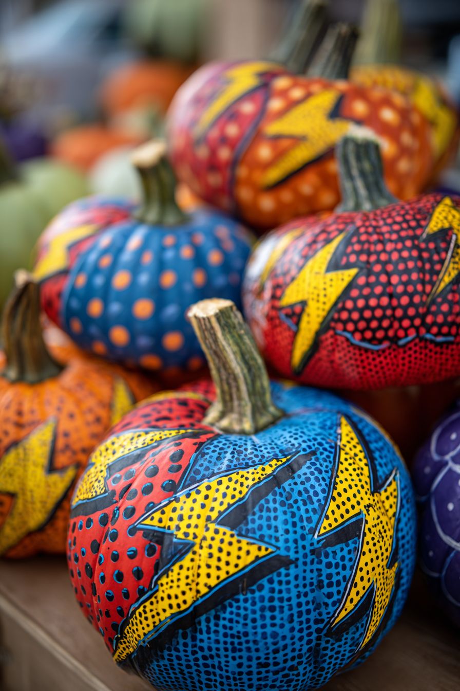 Design Comic Book Pumpkins with Fun Phrases