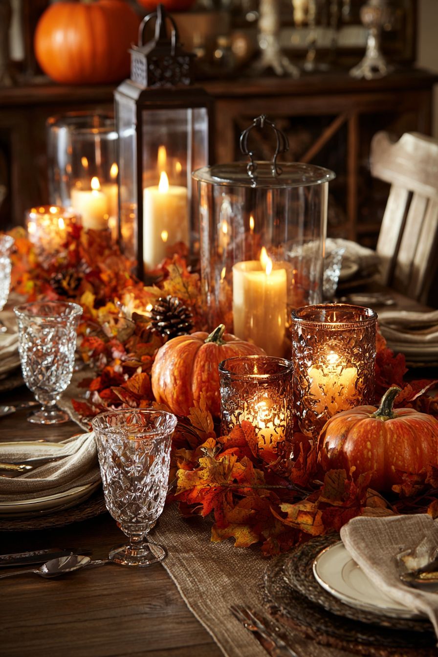 Combine Candles with Seasonal Scents