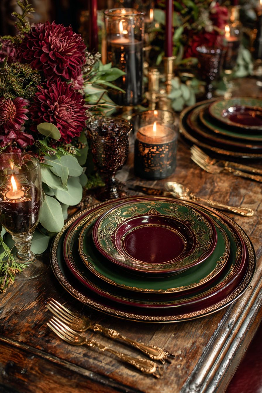Use Moody, Rich Tableware