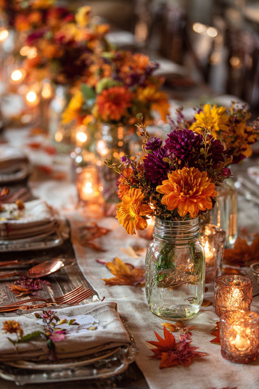 Repurpose Mason Jars as Vases