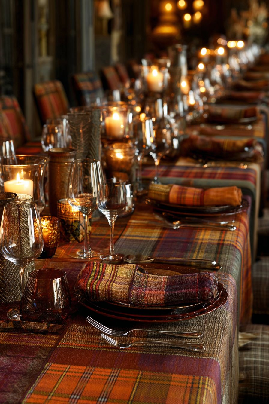 Organize the Table with Plaid Patterns