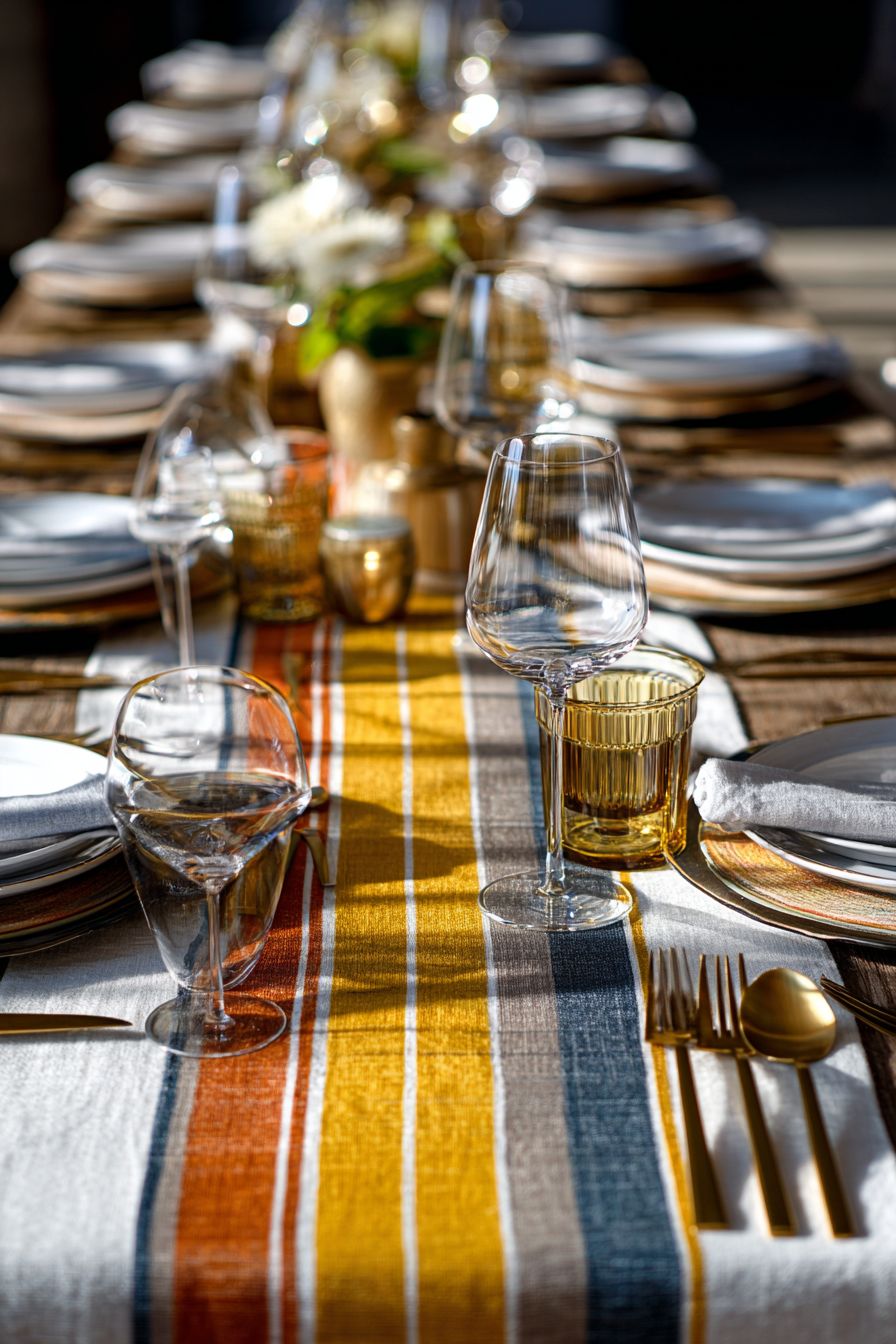 Organize with Stripes for a Modern Touch