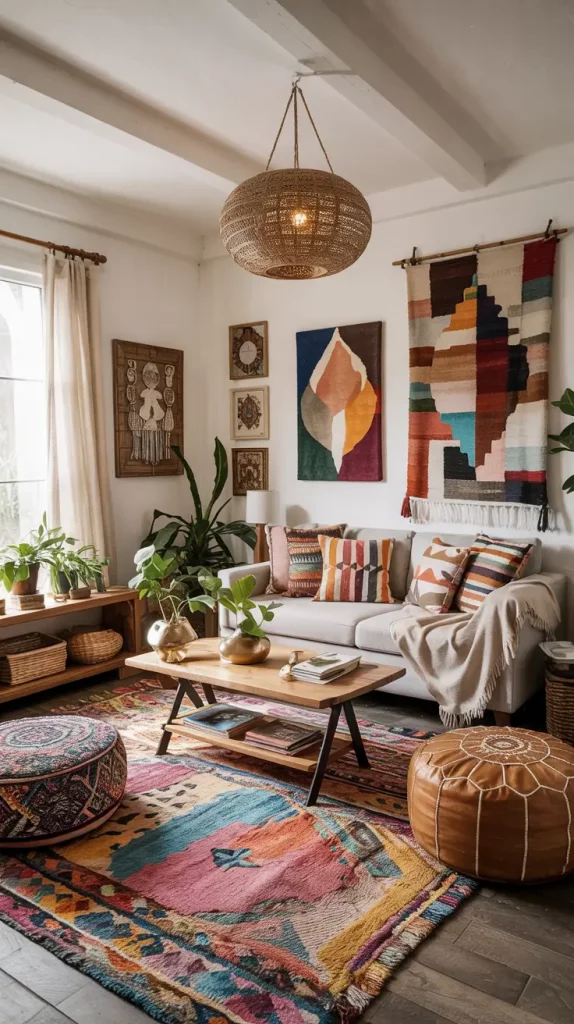 Boho Living Room Ideas 2026: 28 Stylish Ways To Create A Cozy And Modern Bohemian Space