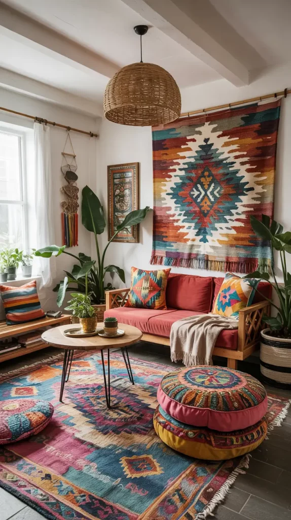 Boho Living Room Ideas 2026: 28 Stylish Ways To Create A Cozy And Modern Bohemian Space