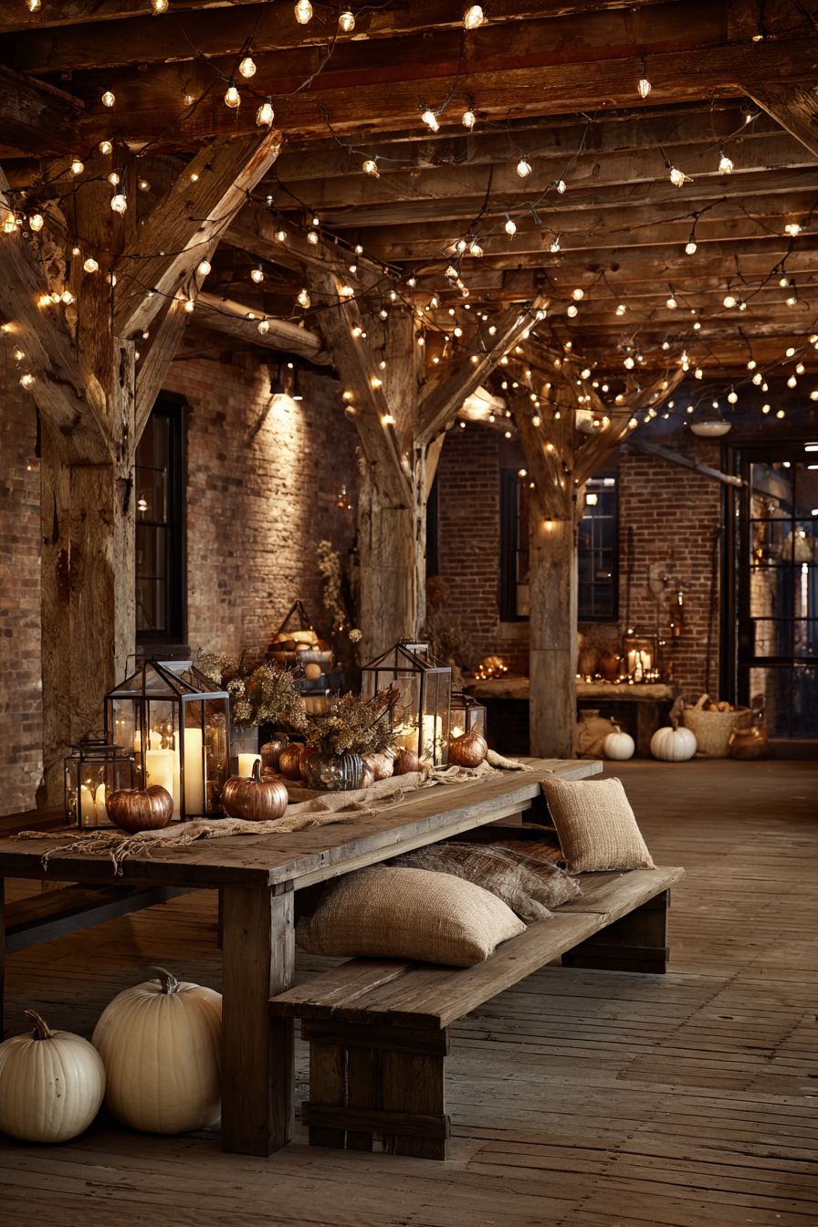 Hang String Lights for Ambiance