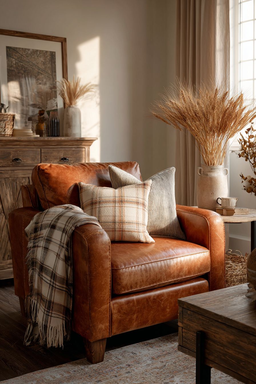 Incorporate Leather for Texture