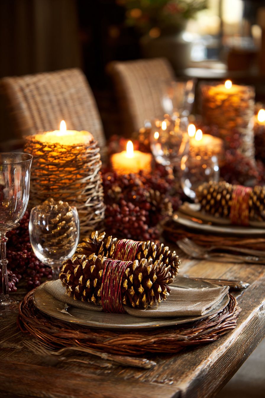 Craft Pinecone Fire Starter Favors