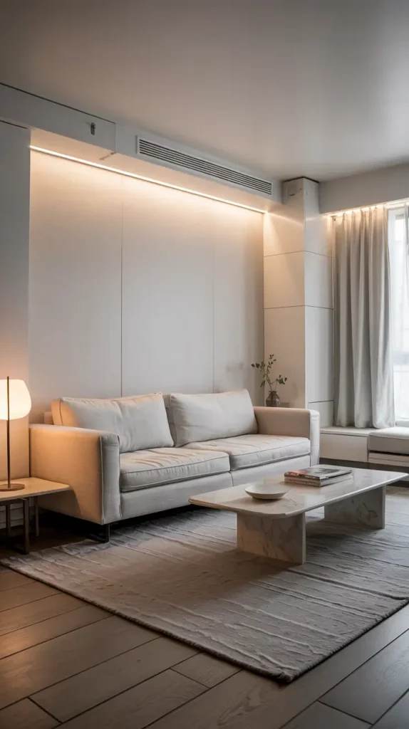 Minimalist Apartment Living Room Design