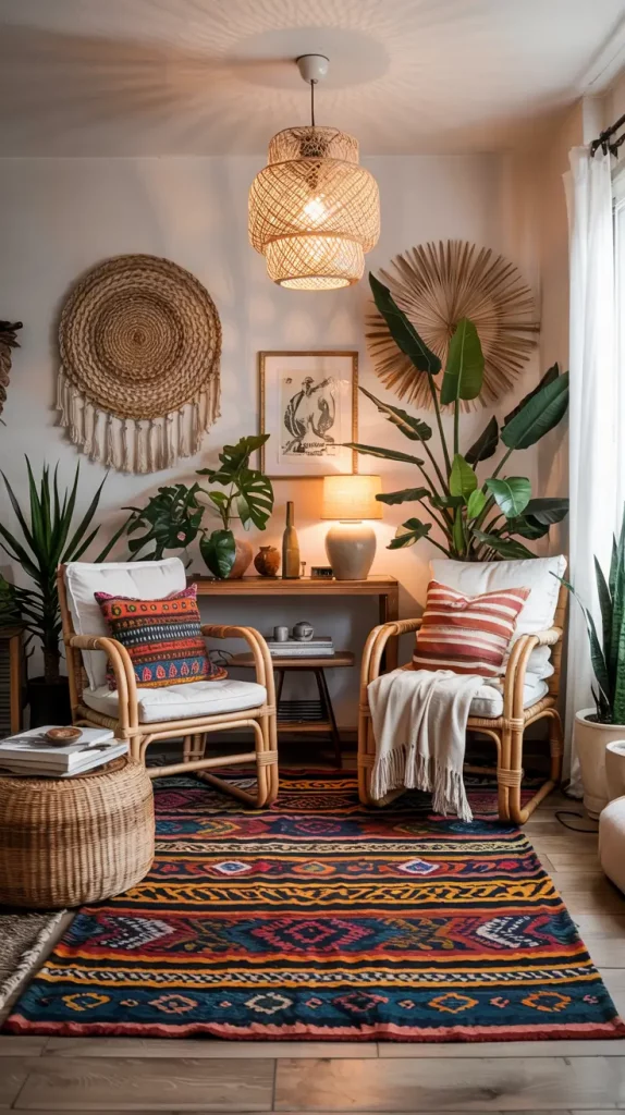 Boho Apartment Living Room Design