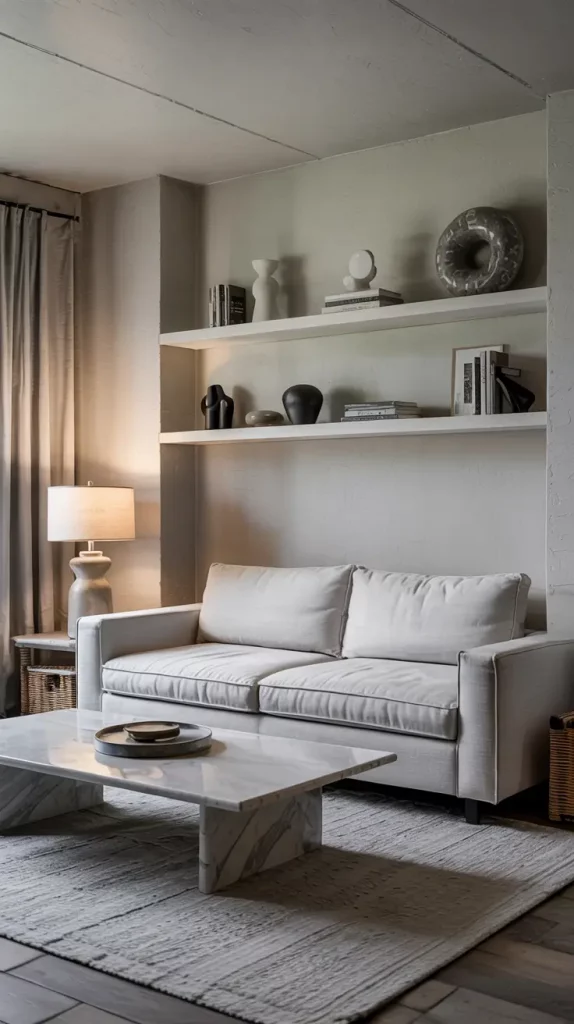 Minimalist Apartment Living Room Design