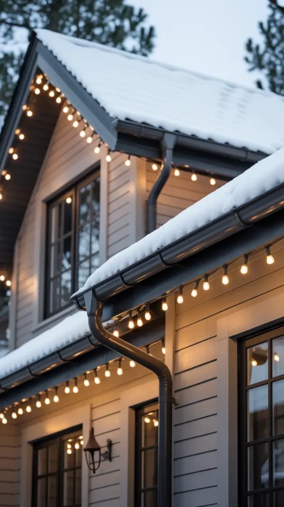 Warm White Christmas Lights: Modern Indoor & Outdoor Décor Ideas For A Cozy, Elegant Holiday Home