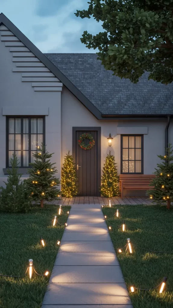 Warm White Christmas Lights: Modern Indoor & Outdoor Décor Ideas For A Cozy, Elegant Holiday Home