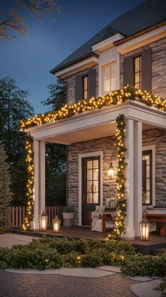 Warm White Christmas Lights: Modern Indoor & Outdoor Décor Ideas For A Cozy, Elegant Holiday Home