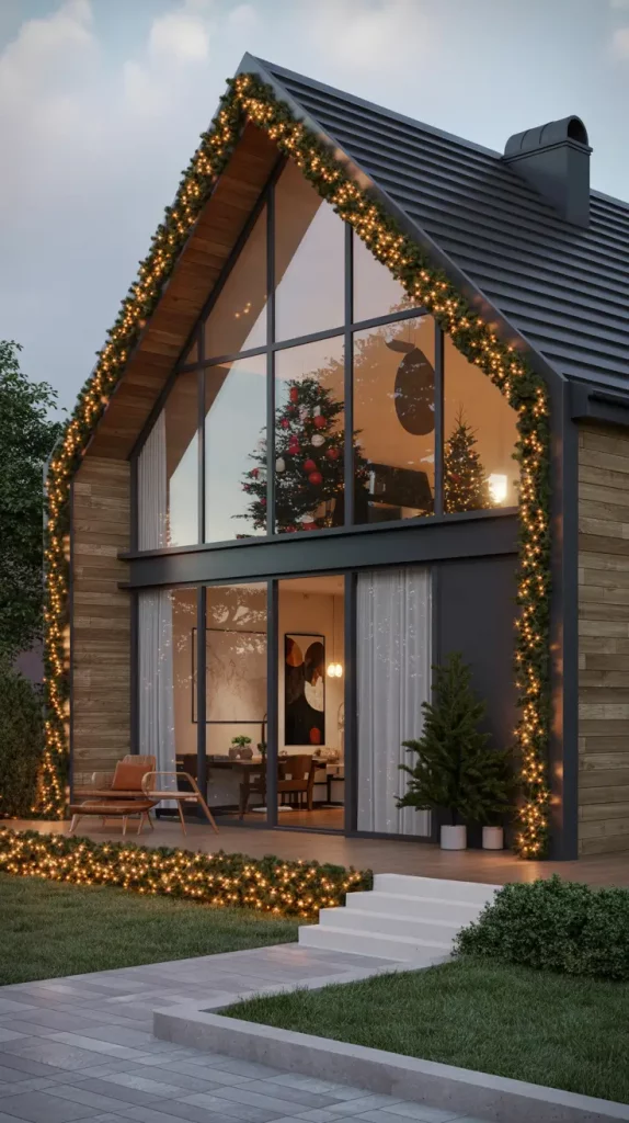 Warm White Christmas Lights: Modern Indoor & Outdoor Décor Ideas For A Cozy, Elegant Holiday Home