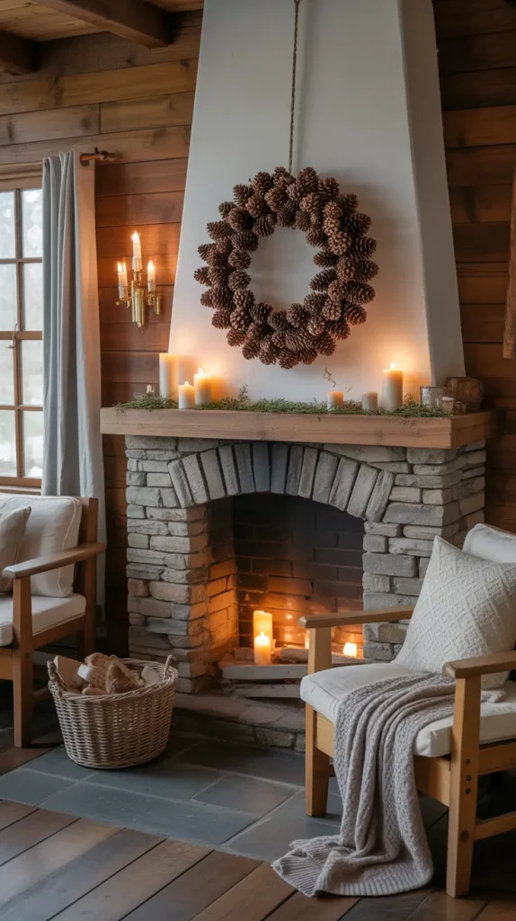 Pinecone Christmas Wreath