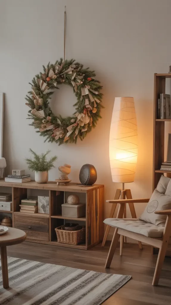 Eco-Friendly Upcycled Christmas Wreath