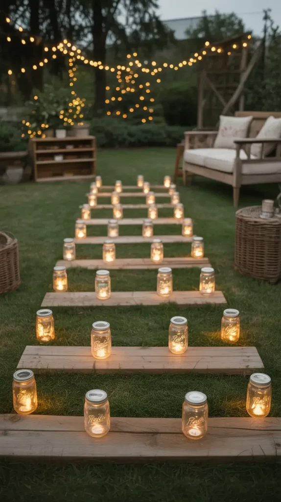 DIY Christmas Pathway Lighting Ideas