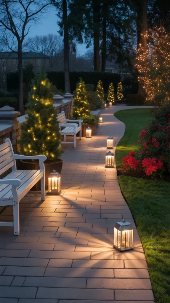 Safe and Festive Christmas Pathway Lighting