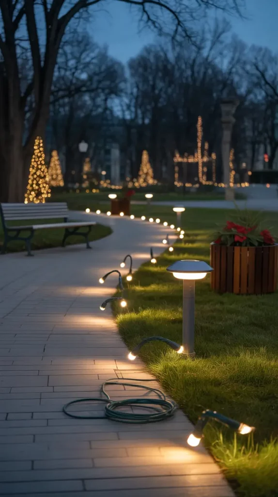 Maintaining Christmas Pathway Lights