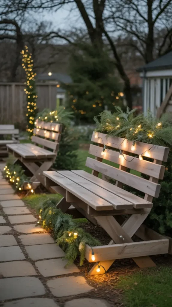 Eco-Friendly Christmas Pathway Lighting