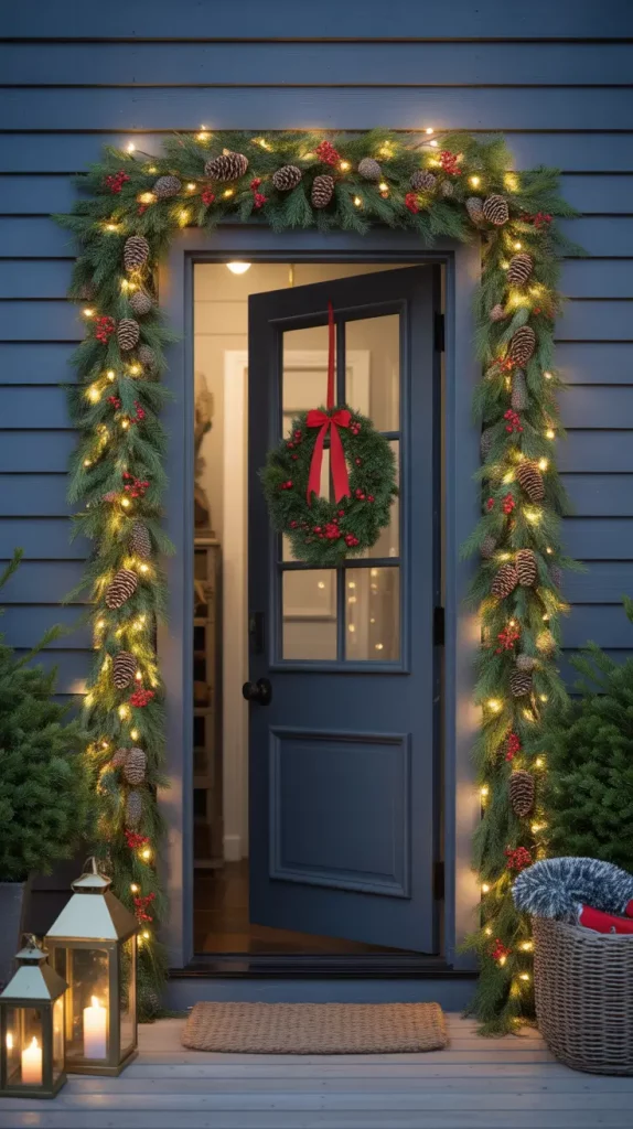 DIY Garland Wrapped in Fairy Lights
