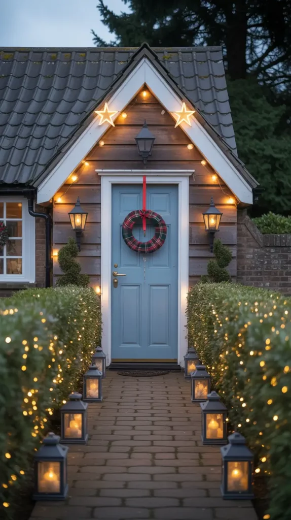 UK Cottage Style Christmas Lighting