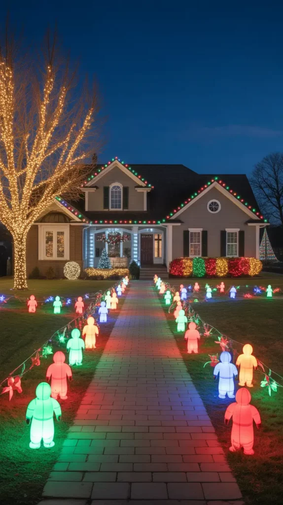 Large Scale Holiday Light Display