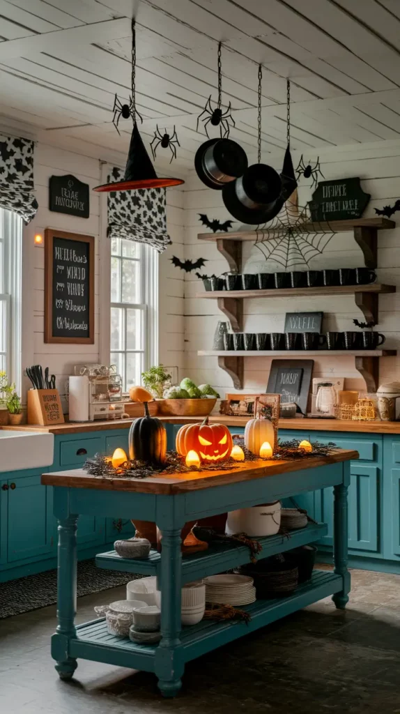 Festive Halloween Kitchen Decorations