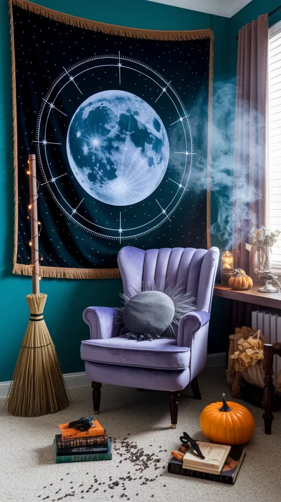 Witch-Inspired Indoor Halloween Decor