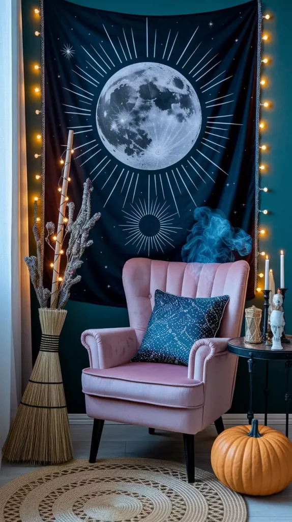 Witch-Inspired Indoor Halloween Decor