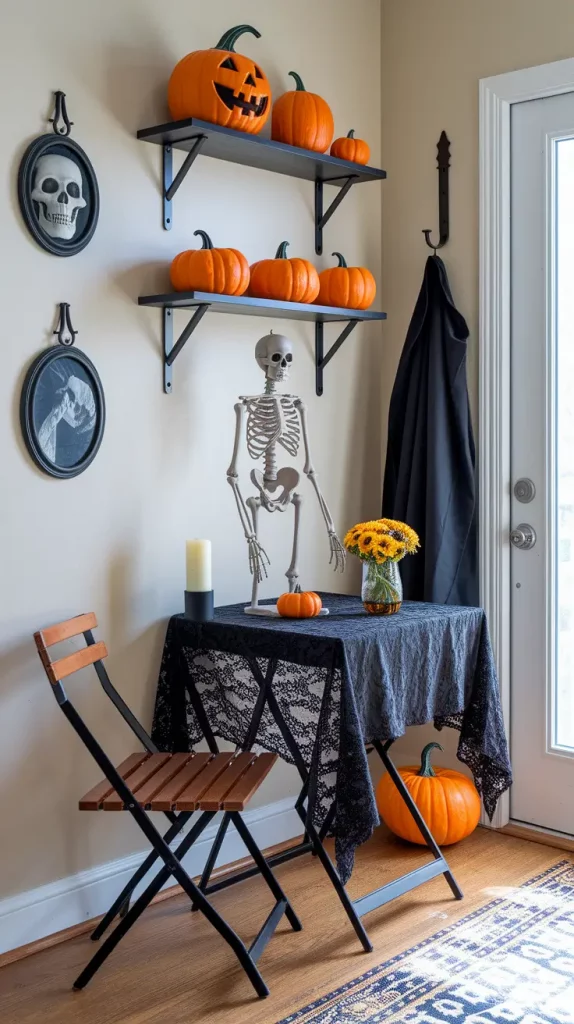 Small-Space Indoor Halloween Decor
