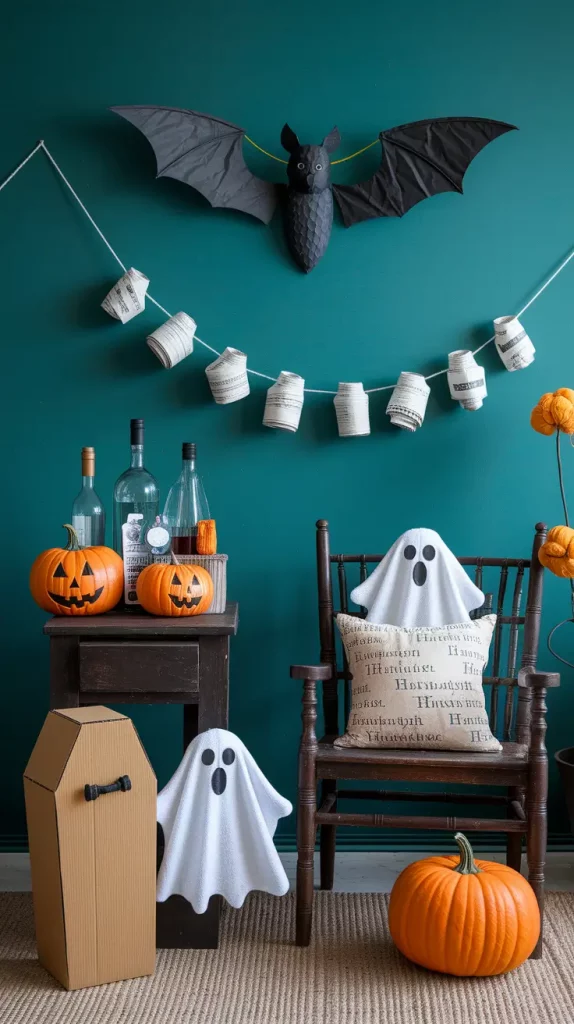 Recycled Material Indoor Halloween Decor
