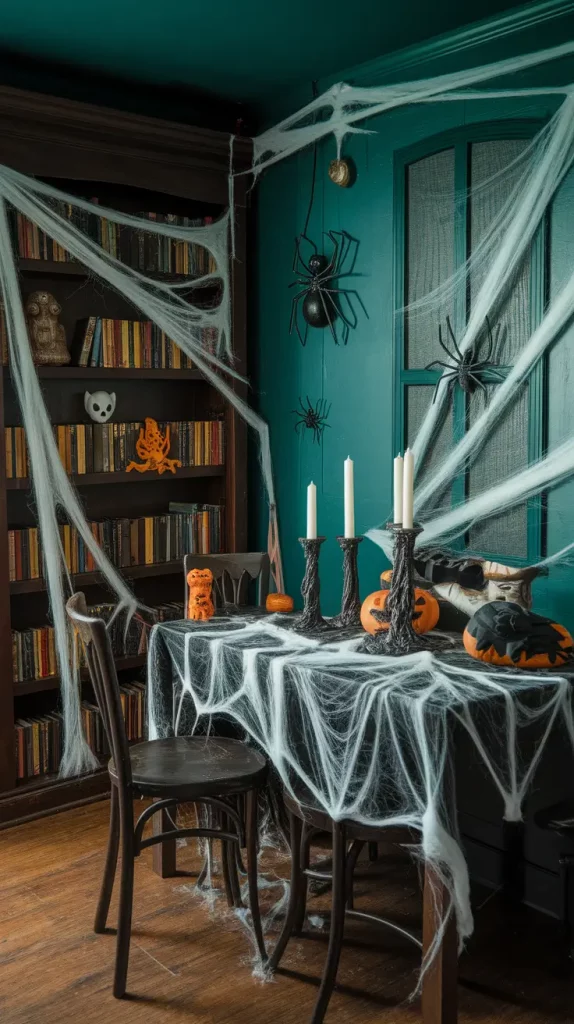 Spider Web Indoor Halloween Decor