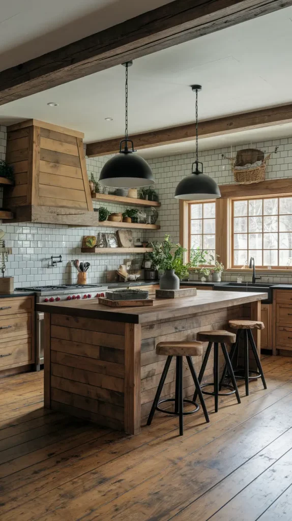 Rustic Kitchen Ideas: 32 Inspiring Farmhouse & DIY Designs for a Warm, Cozy Home