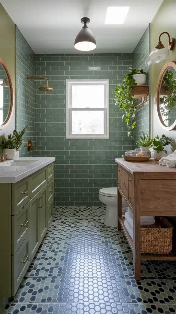 Green Bathroom Design