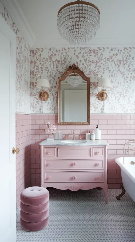 Soft Glam Bathroom