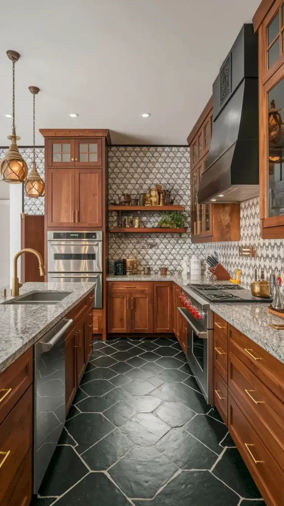 Traditional Indian kitchen design elements