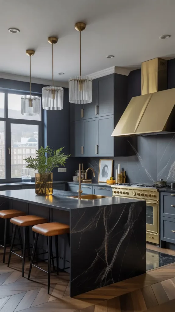 Dark Kitchen Cabinets