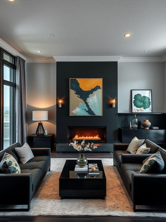 striking interior design feature